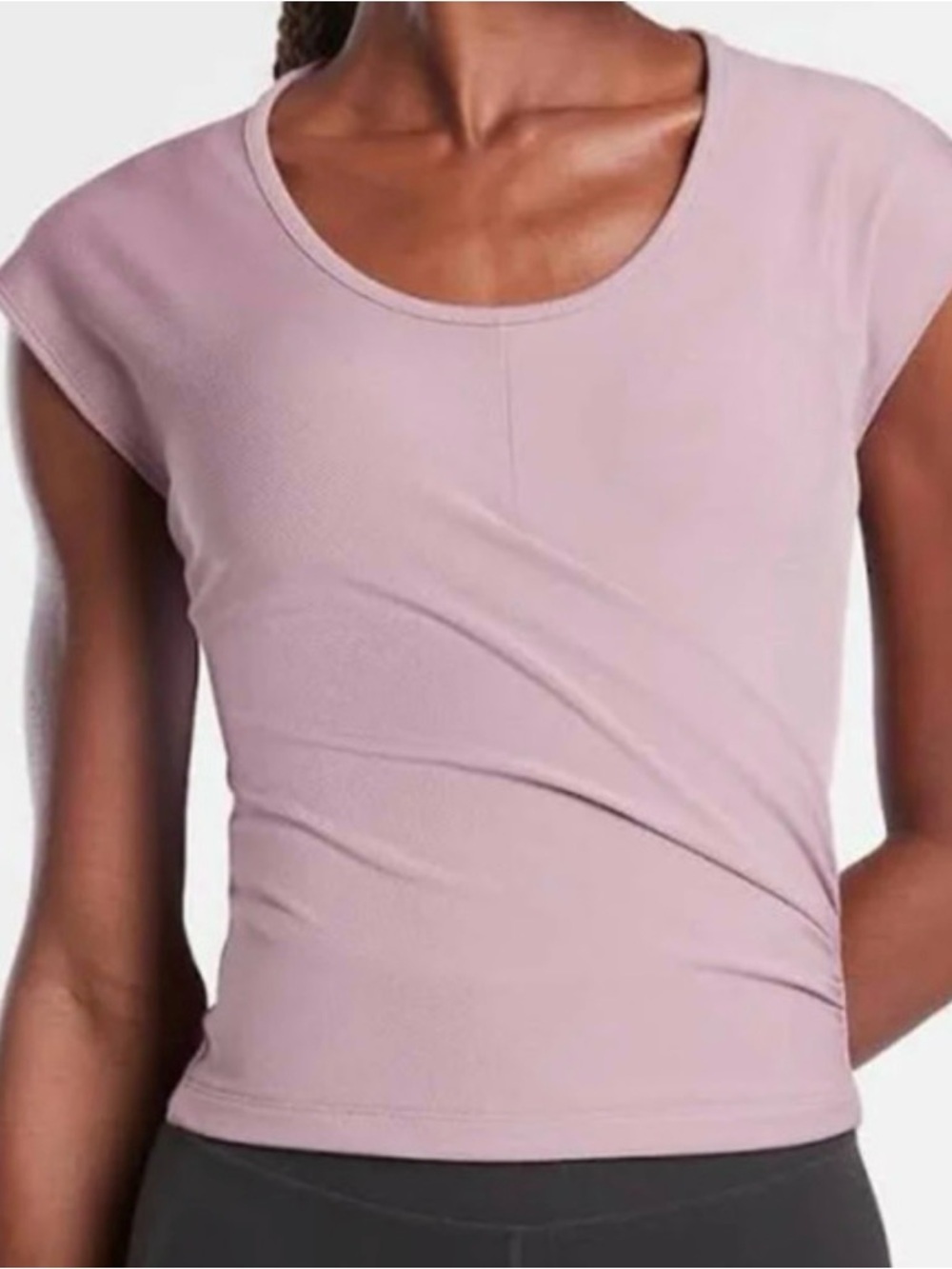 Athleta womens bayview wrap cap sleeve top size medium - Picture 1 of 6